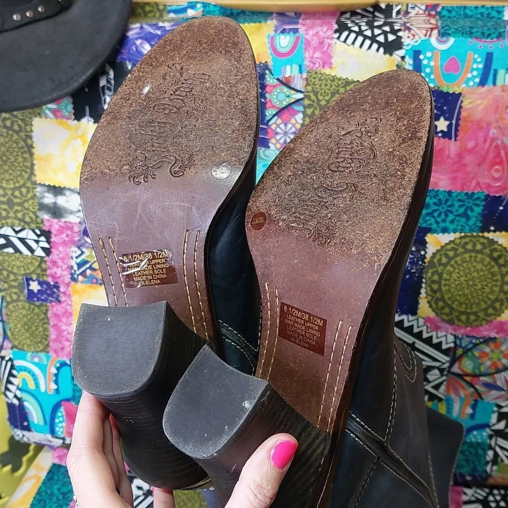 Lucky Brand Elena Boot In Blue 8.5 - Picture 11 of 16